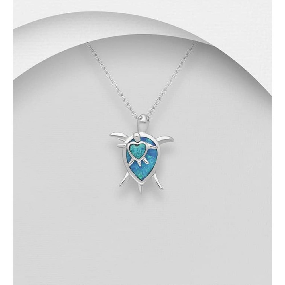 Fire Opal set in Rhodium and Silver